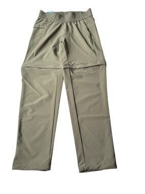Columbia Omni‑Shield Convertible Straight‑Leg Pants – Women’s S, Olive, NWT